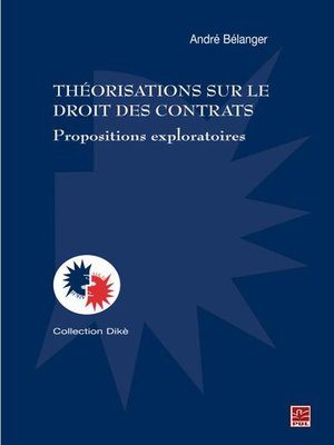 cover image of Théorisation sur le droit des contrats